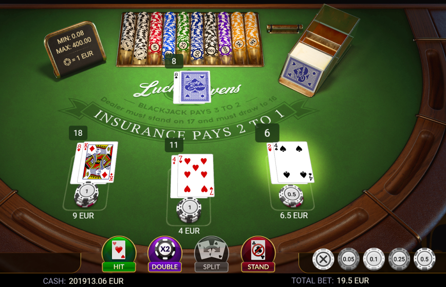Blackjack: Lucky Sevens Slot Review and Demo Play
