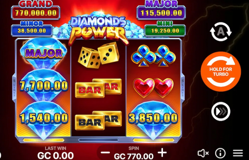 Diamonds Power: Hold and Win Slot Review and Demo Play