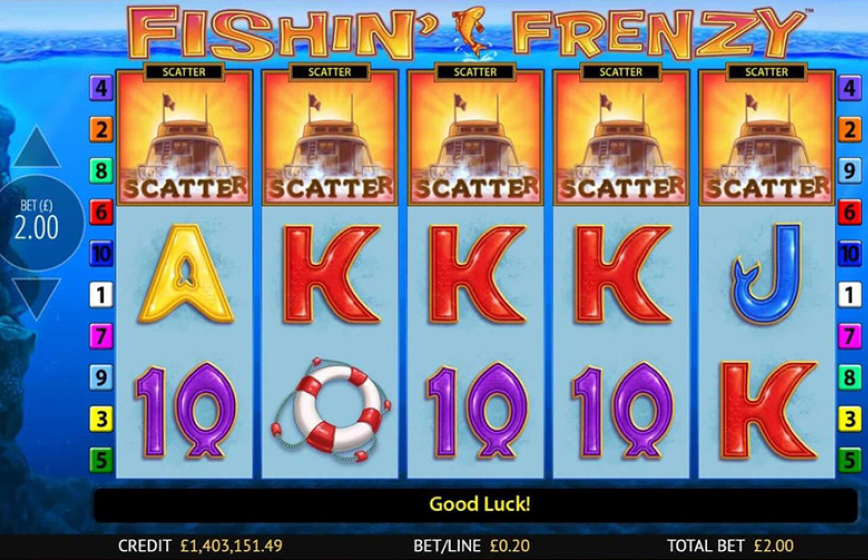 Fishin Frenzy Slot Review and Demo Play
