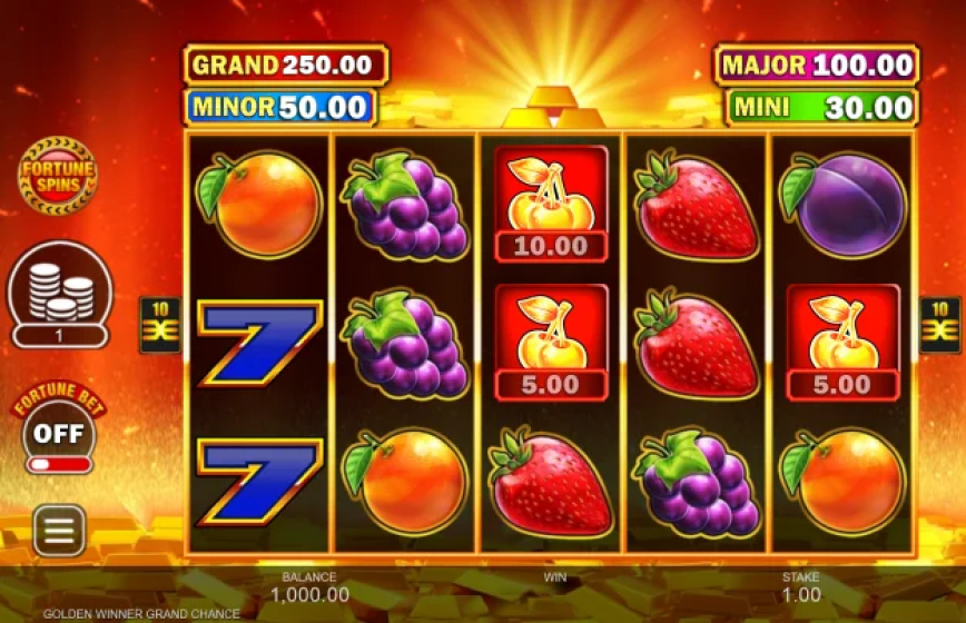 Golden Winner Grand Chance Slot Review and Demo Play
