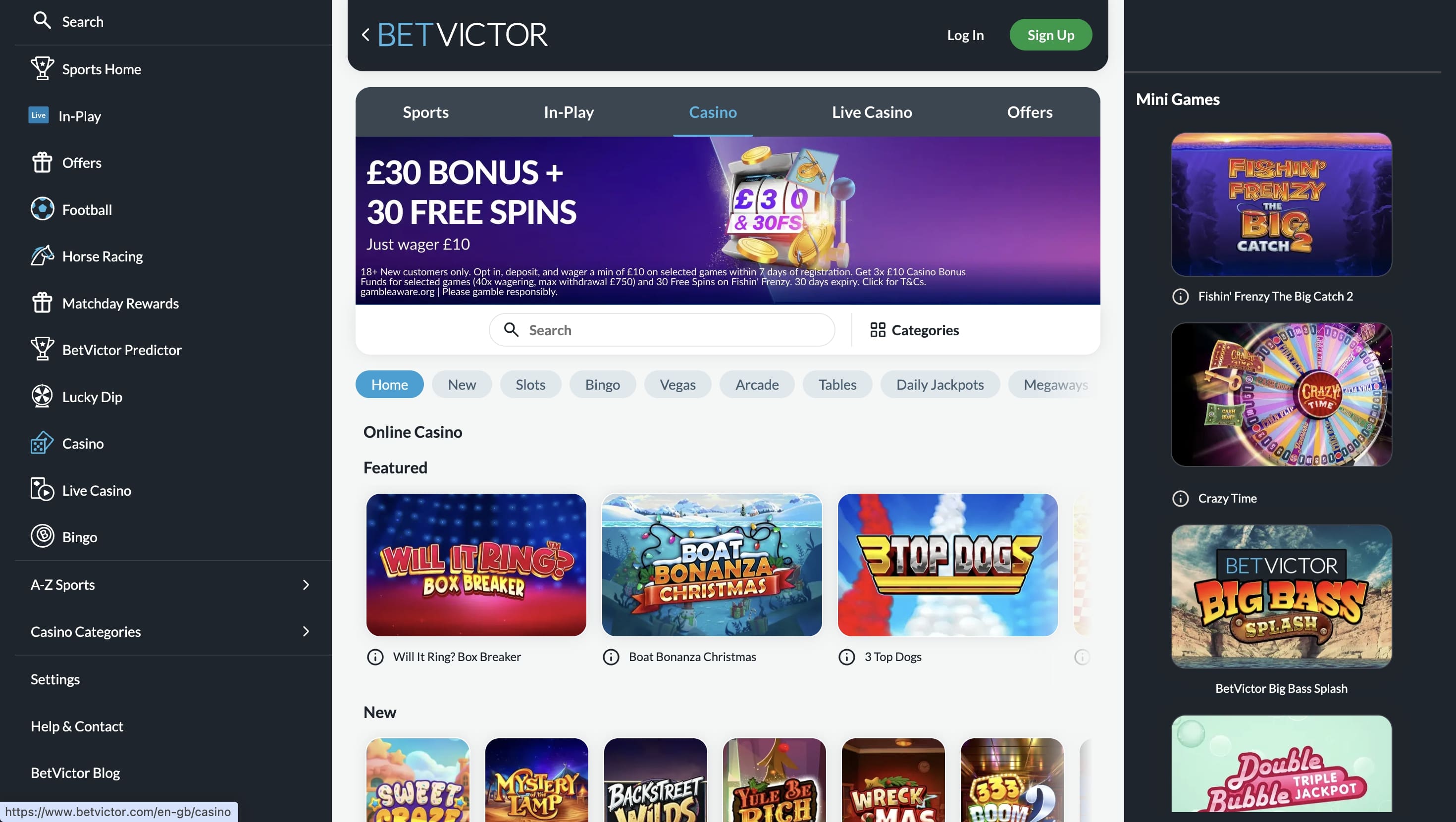 Betvictor screenshot 1