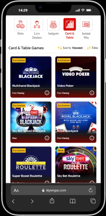 Sky Vegas screenshot 5