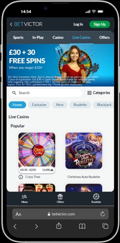 Betvictor screenshot 5