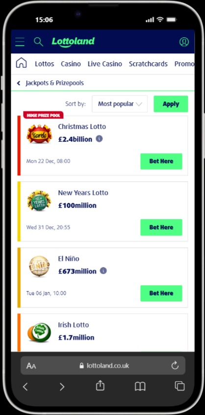 Lottoland screenshot 5