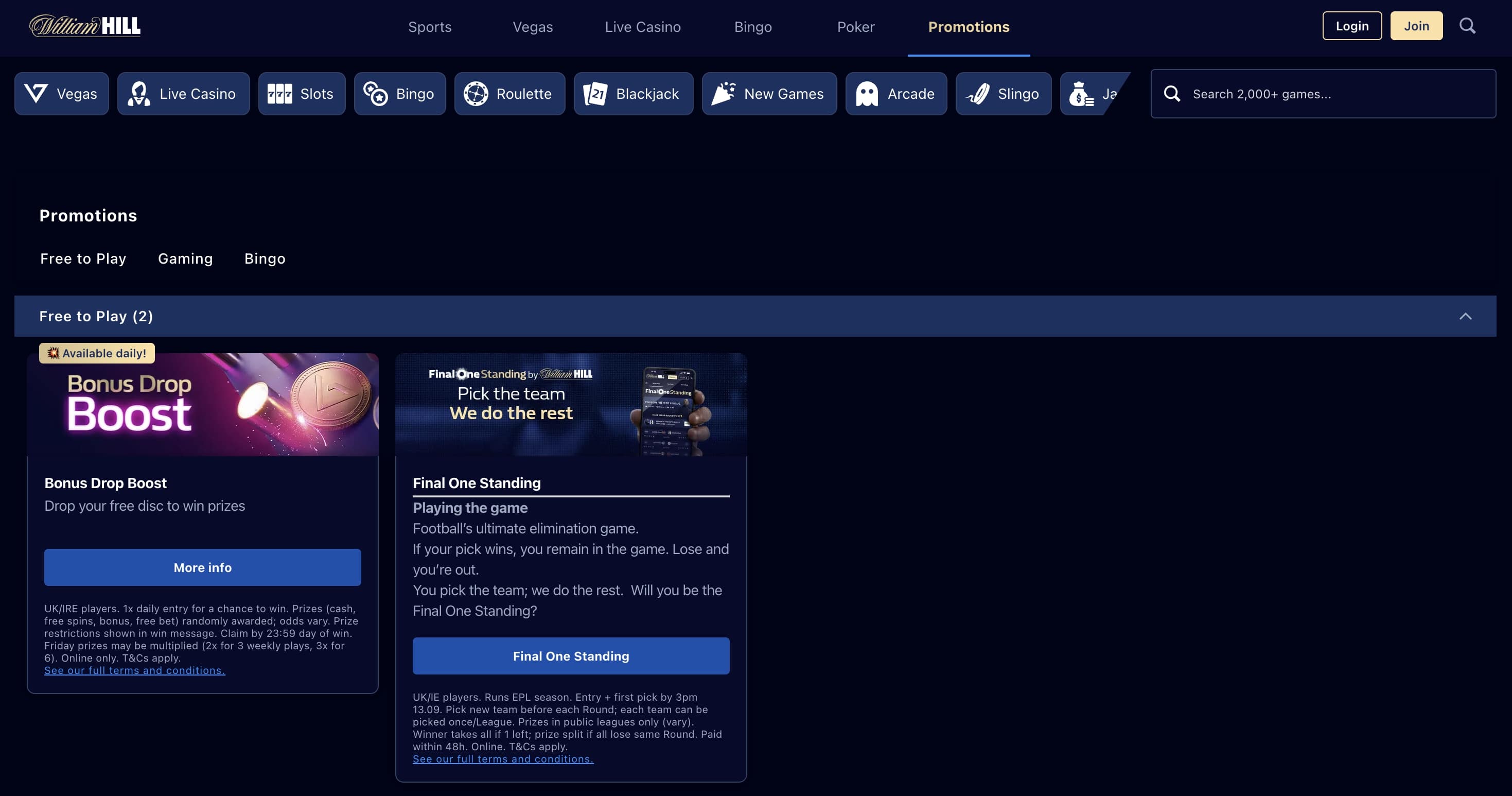 William Hill screenshot 3