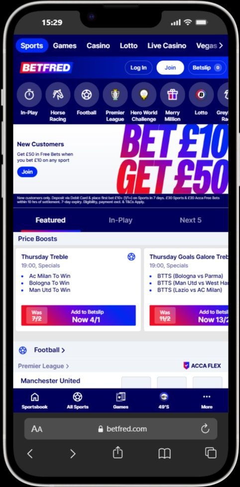 Betfred screenshot 4
