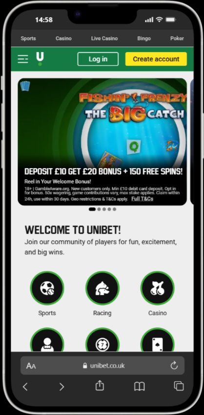 Unibet screenshot 5