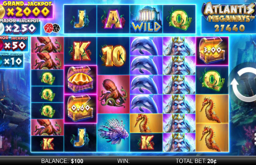 Atlantis Megaways Slot Review and Demo Play