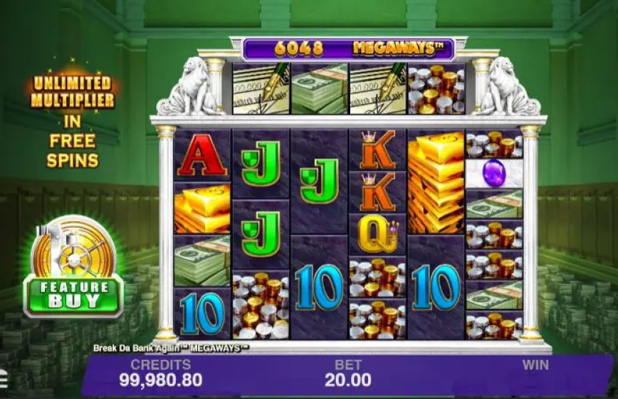 Break Da Bank Again Megaways Slot Review and Demo Play
