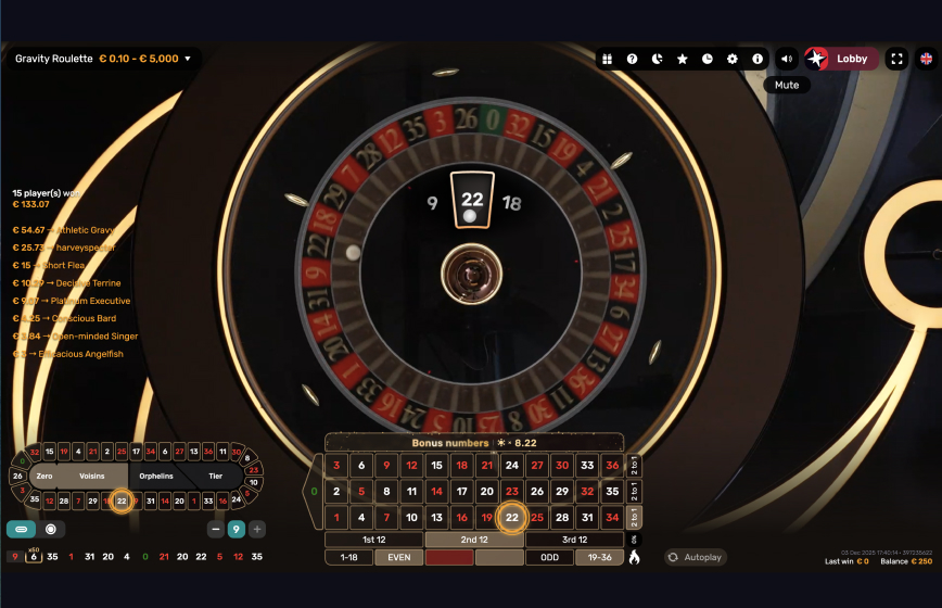 Gravity Roulette Slot Review and Demo Play